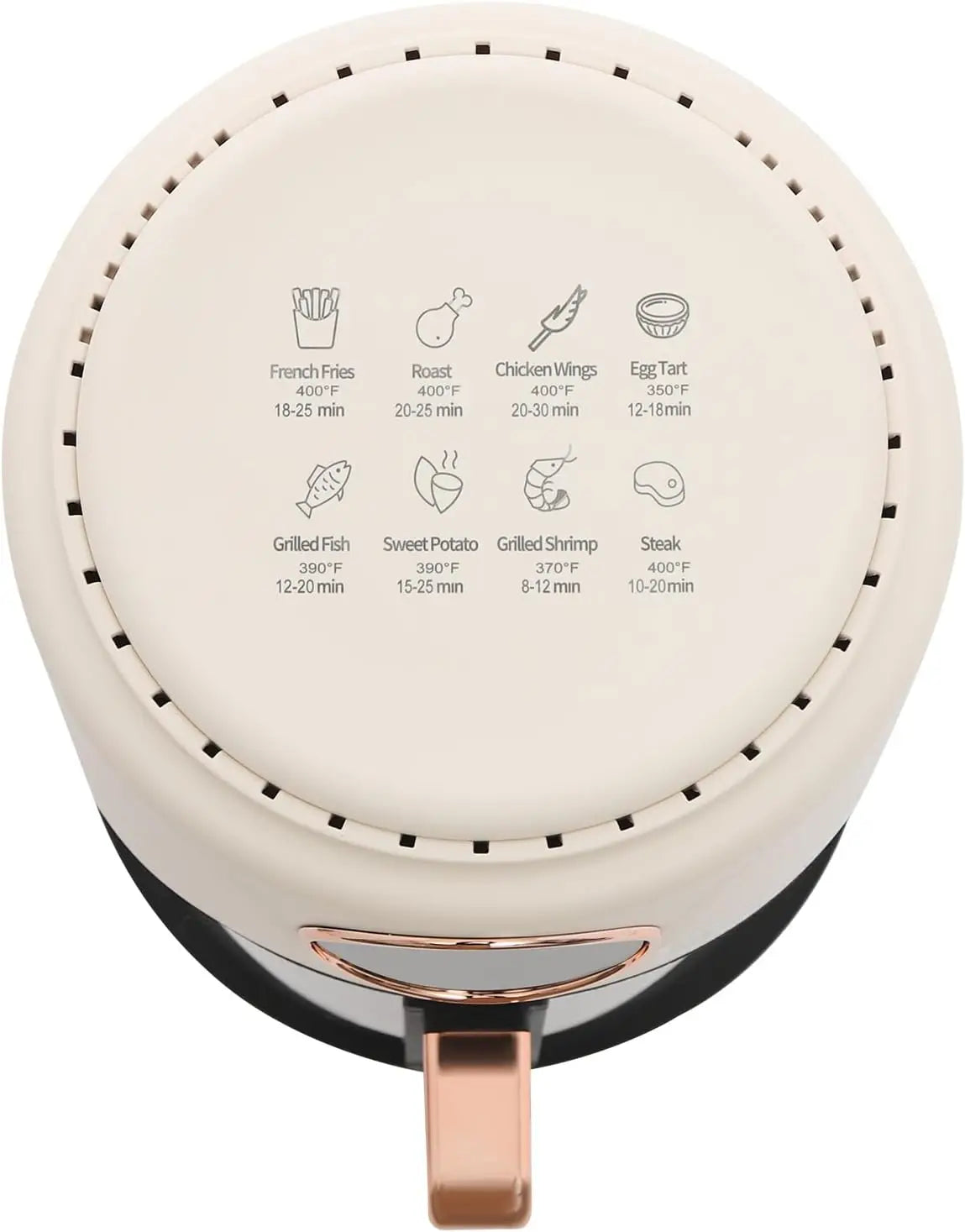 Portable Glass Compact Air Fryer With Digital Display 8 Presets