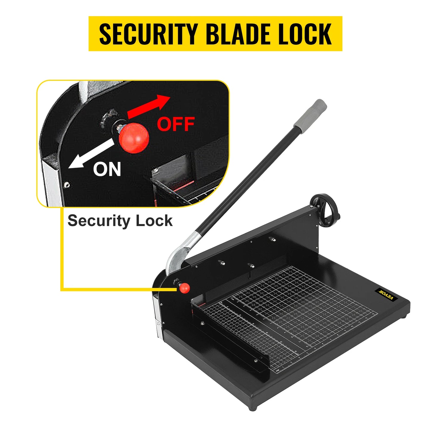 Manual Paper Cutter Heavy Duty Guillotine Trimmer For Office Use