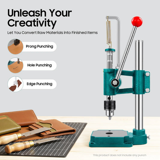 Bymaocar Manual Leather Hole Puncher Adjustable Punching Tool For DIY
