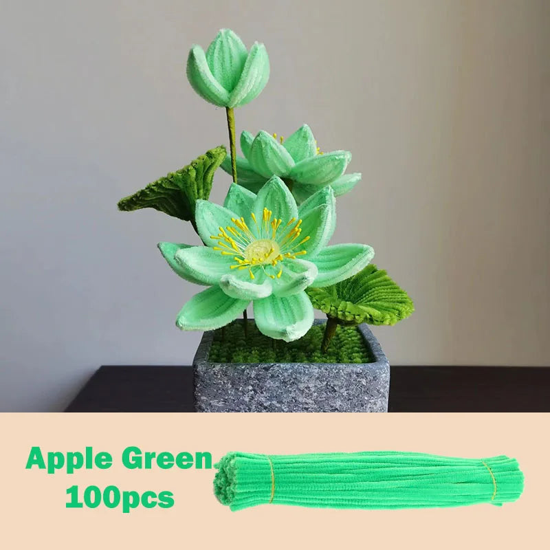 Colorful Chenille Stems Pipe Cleaners Set For DIY Crafts