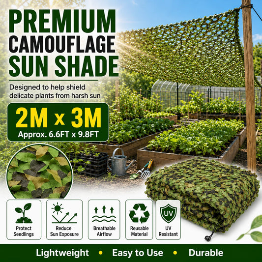 Durable Camouflage Netting For Hunting Sunshade And Outdoor Privacy Screen