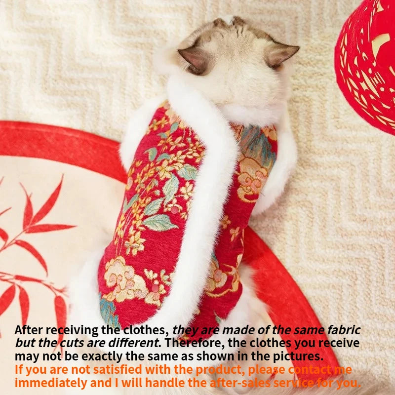 DKSTINYE Velvet Winter Pet Vest For Dogs And Cats For All Seasons
