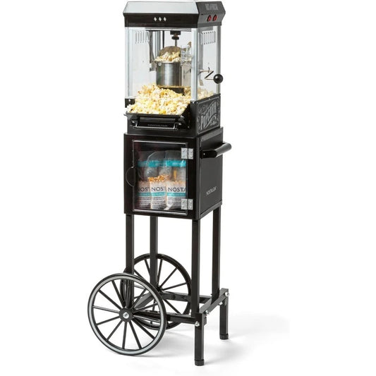 Garden Popcorn Maker Machine Professional Cart With Kettle