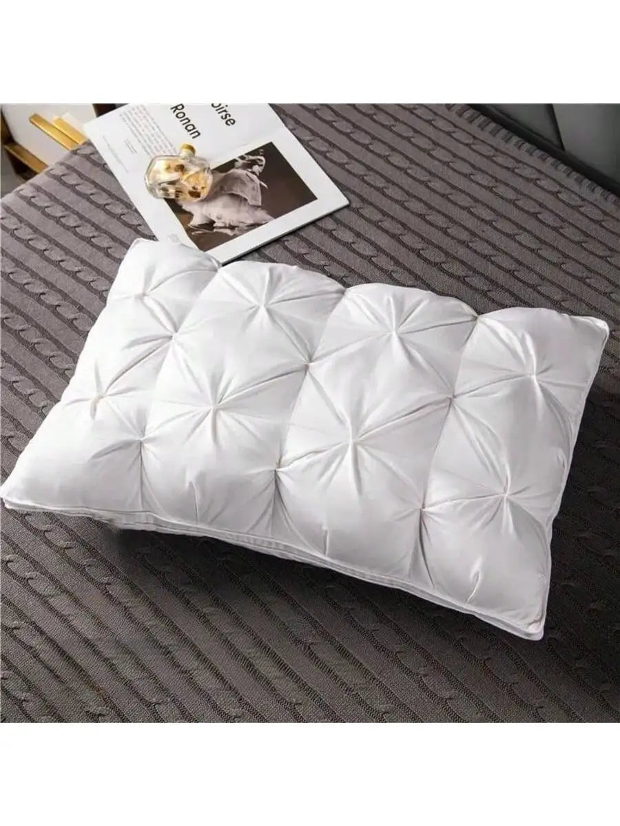 Queen Pillow Set Of 2 Microfiber Down Alternative For Side Back Stomach Sleepers