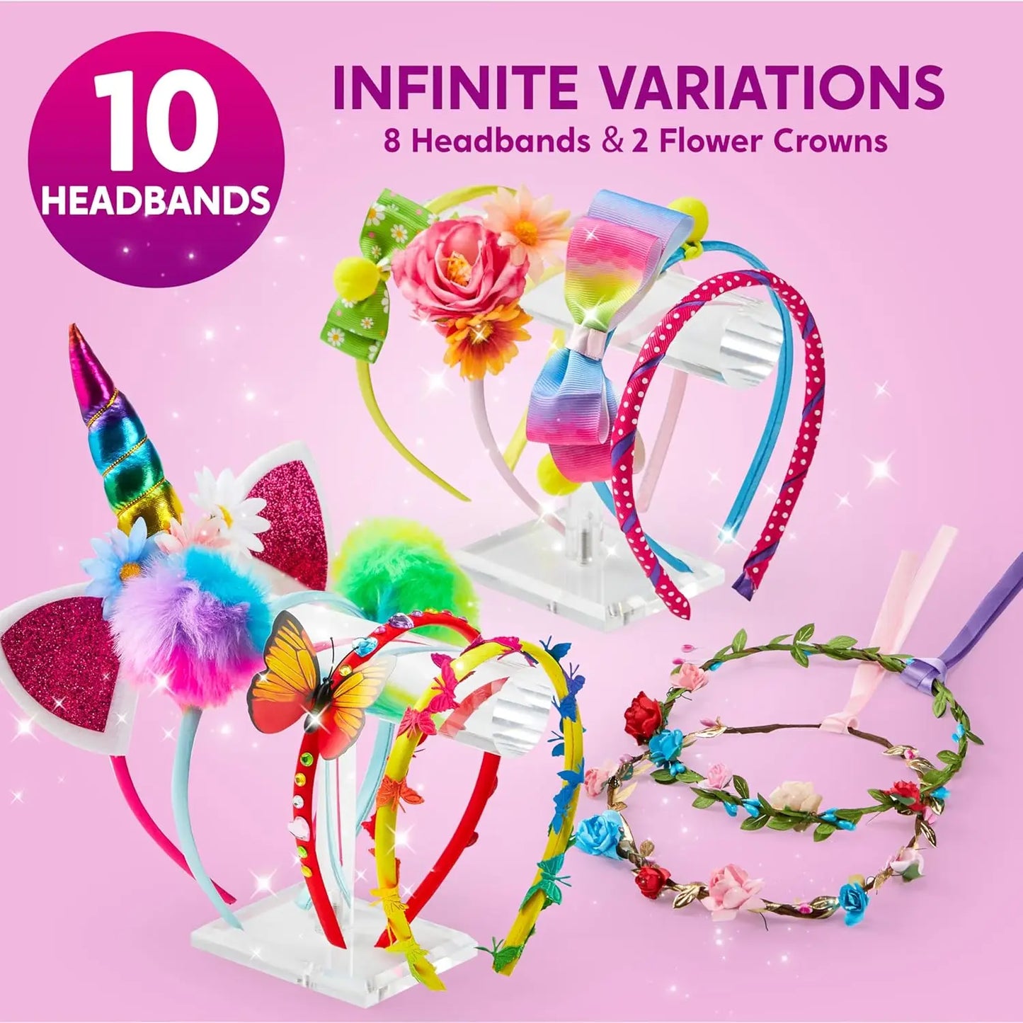 Joyfy DIY Headband Making Kit For Girls Creative Hair Crafts