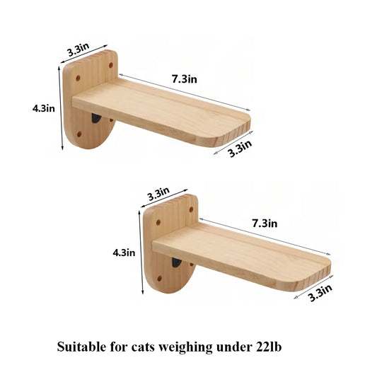 Wall Mounted Cat Roped Bridge With Sisal For Indoor Cats