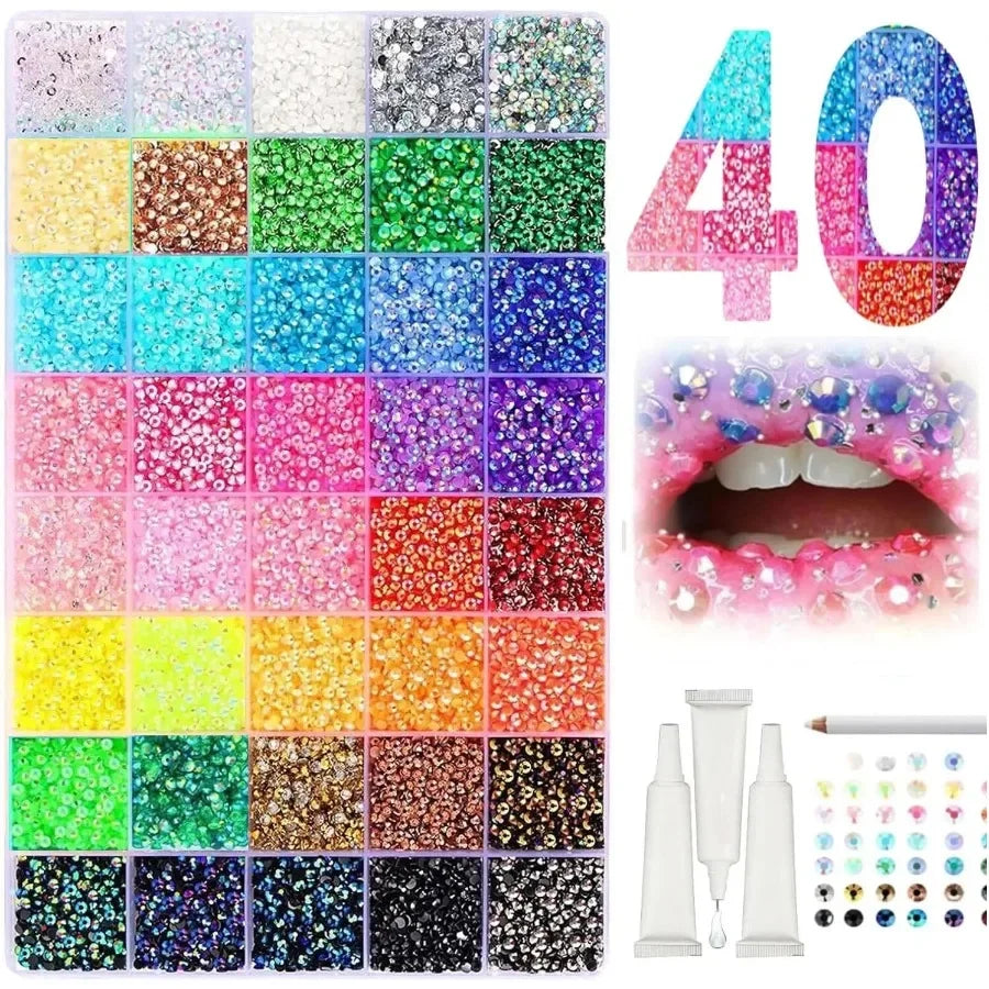 Bedazzler Kit With Rhinestones for Diamond Art and Nail Art