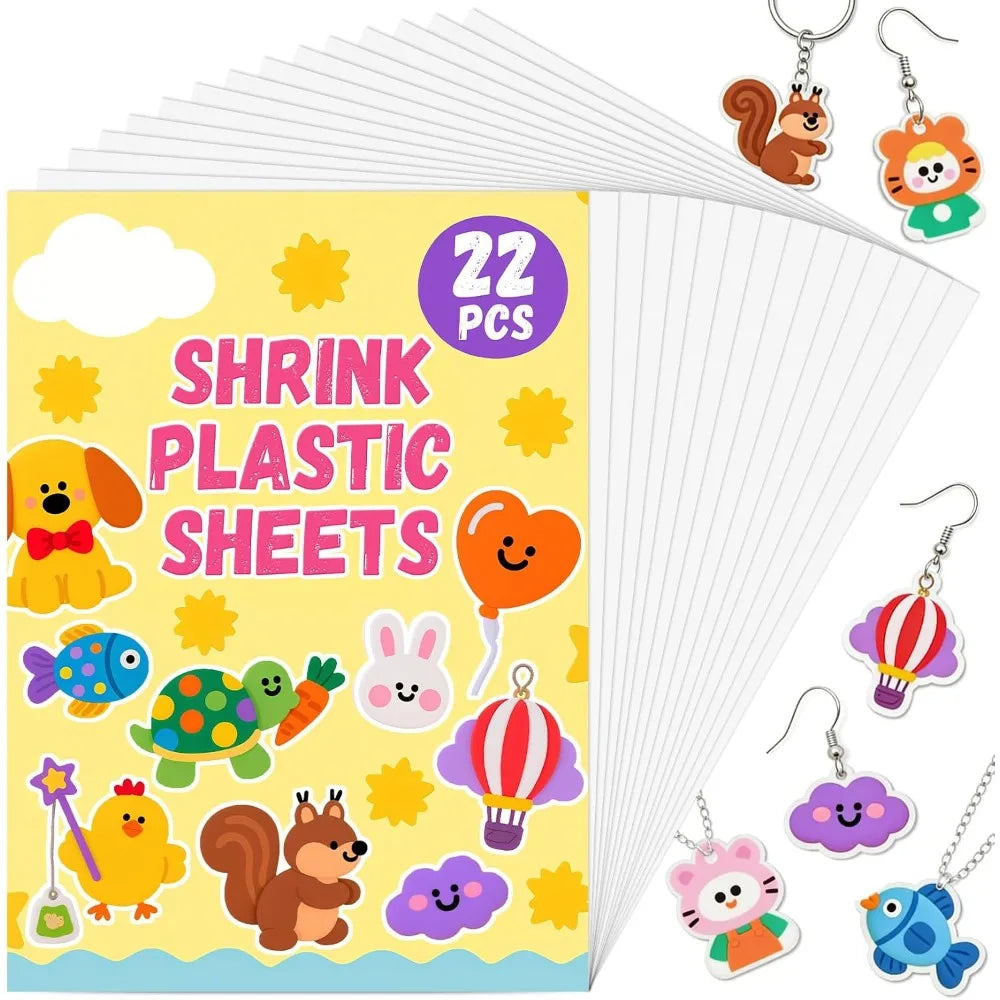 Shrink Plastic Sheets For Diy Keychain Crafting Projects