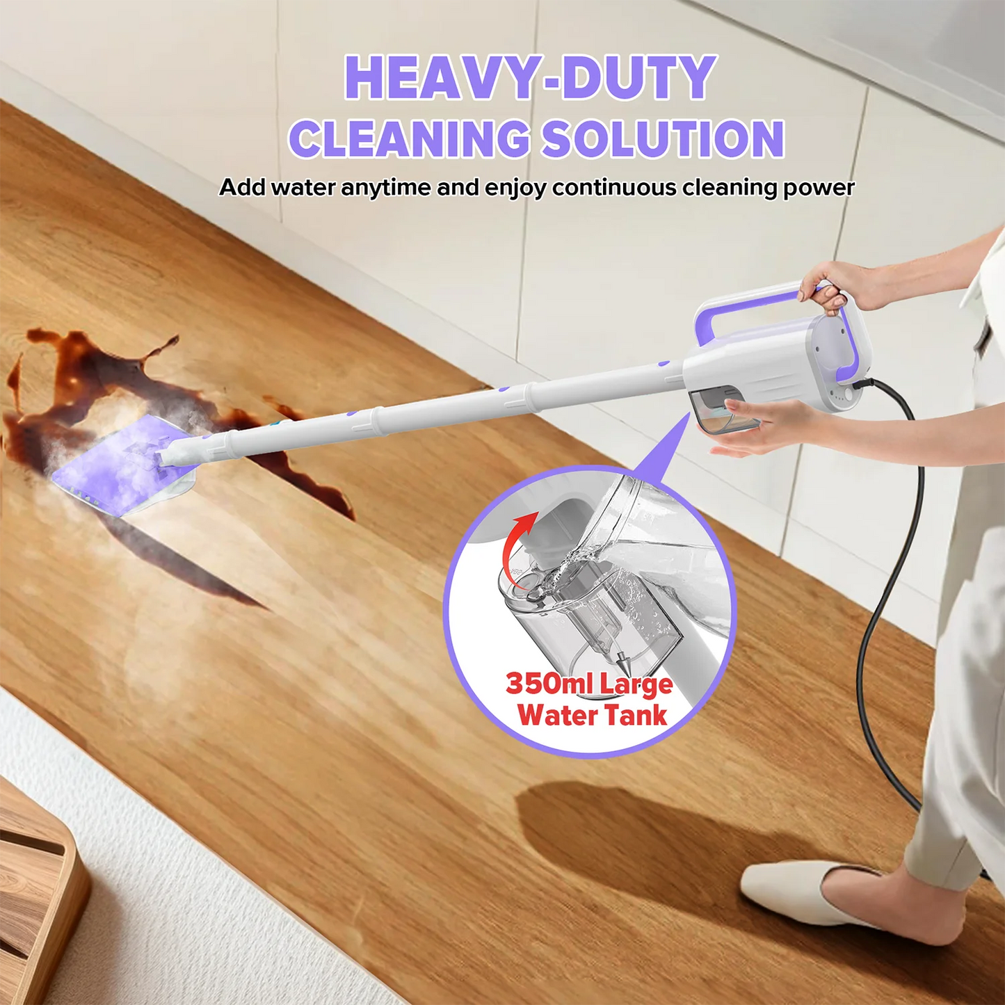 INSE F1 1200W Steam Mop Surface Cleaner For Deep Cleaning