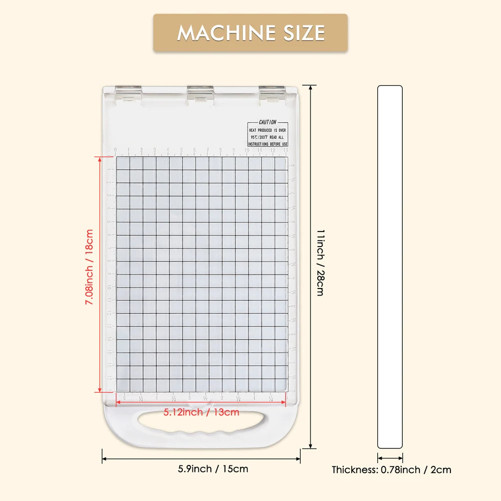 Hot Foil Stamping Machine For Card Making With US EU UK Plugs
