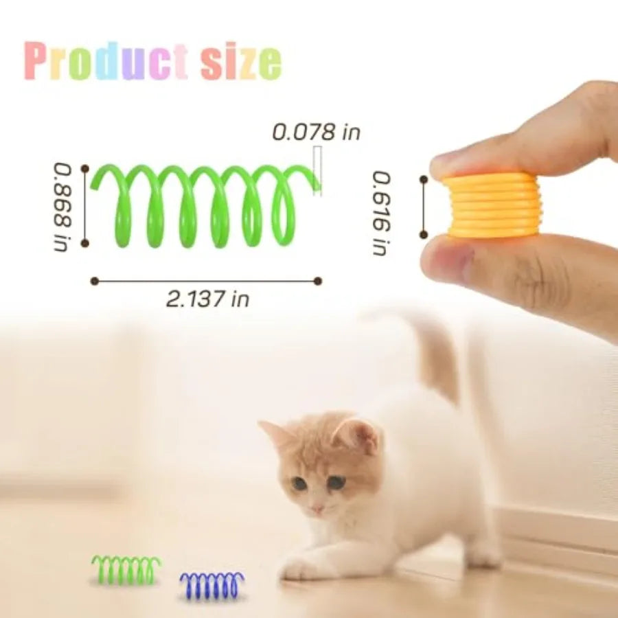 Interactive Cat Spiral Toy for Exercise and Play