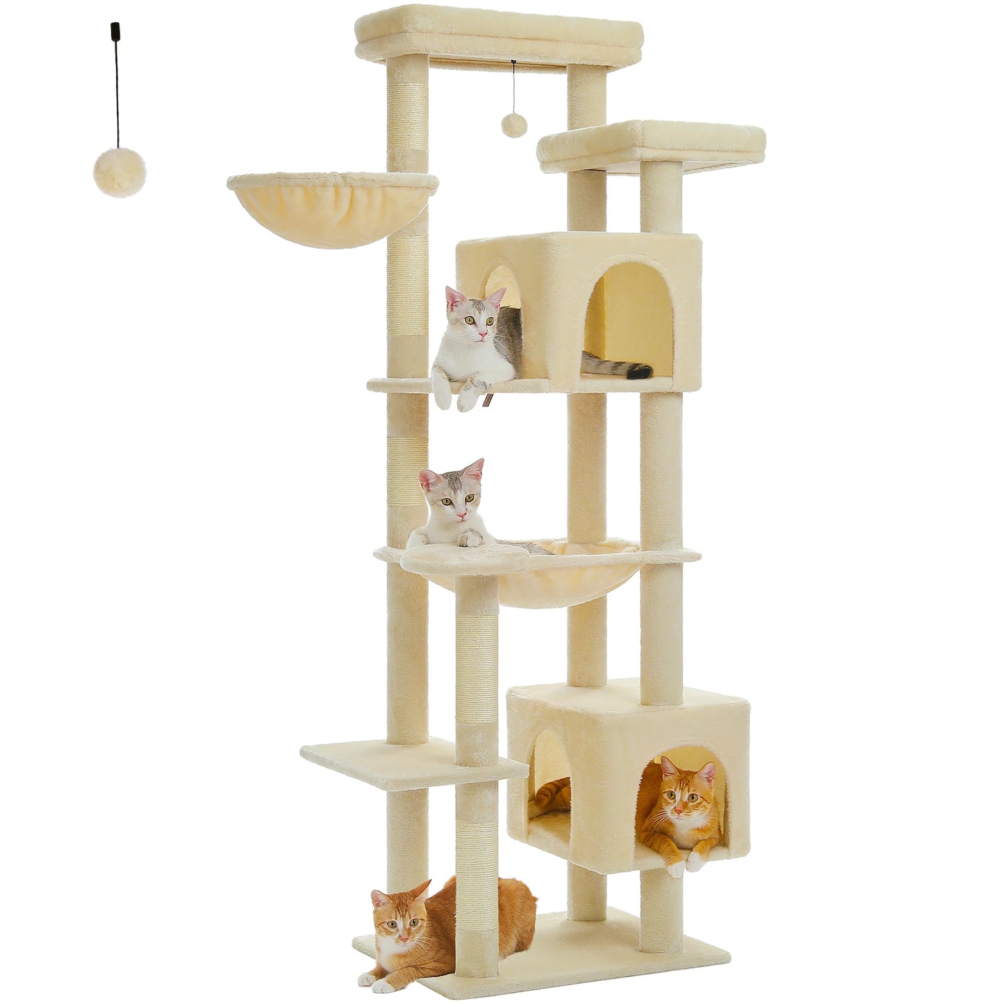PAWZ Road Large Cat Tree Tower With Scratching Posts