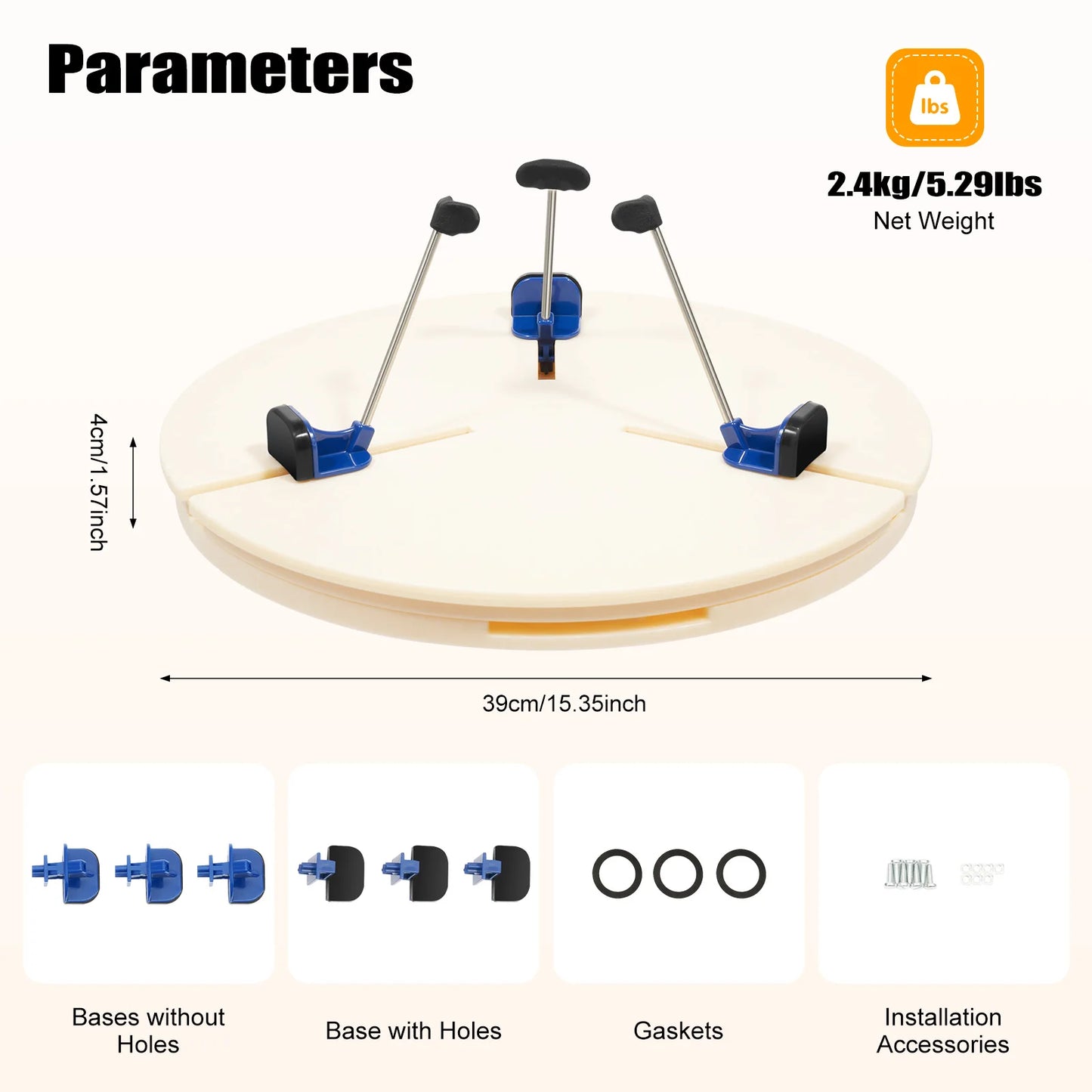 Portable Abs Pottery Turntable For Ceramic Trimming Holder