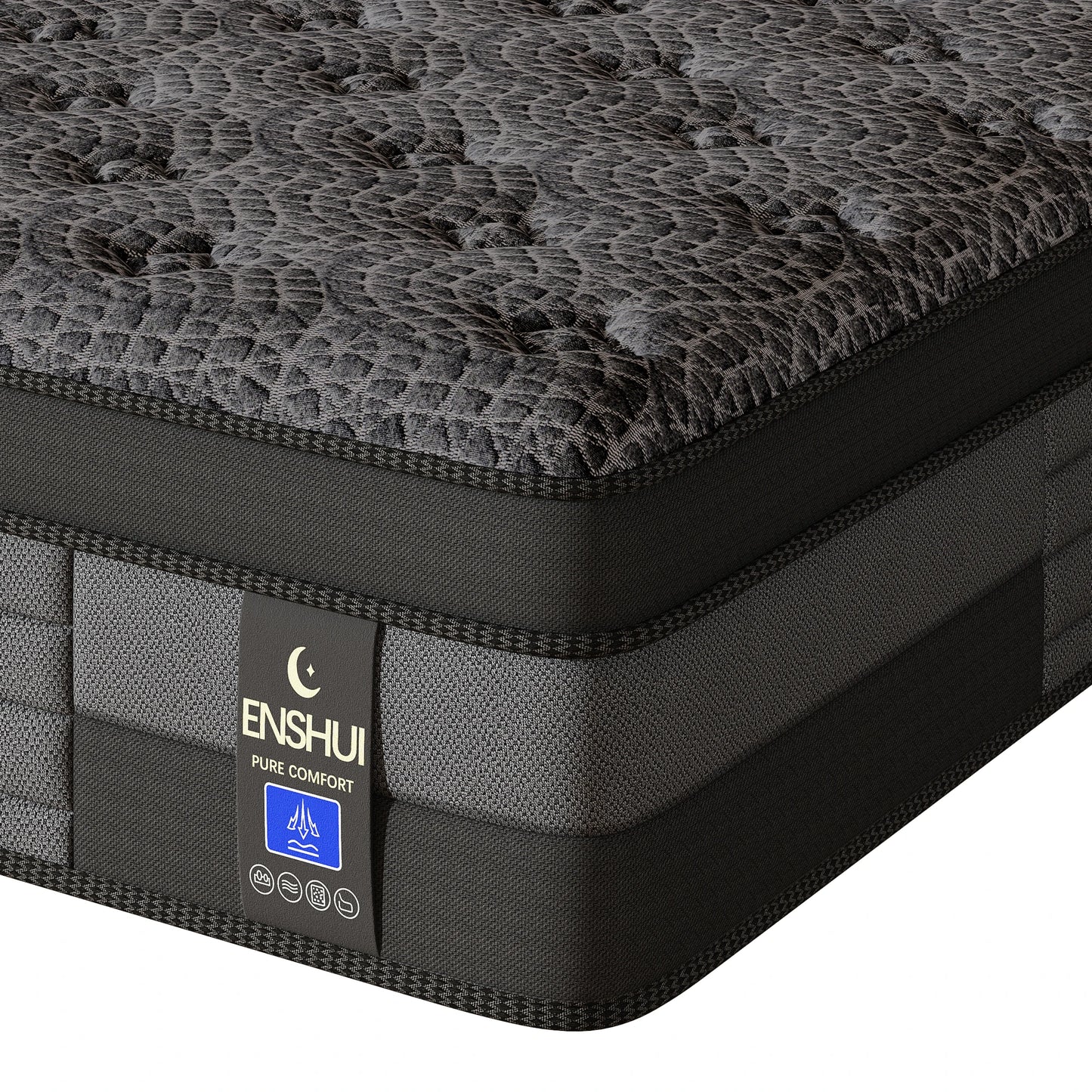 Memory Foam Gel Mattress For Back Pain Relief Orthopedic Support