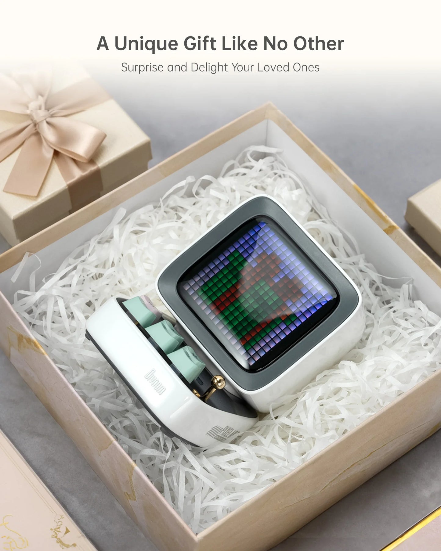 Divoom Retro Pixel Bluetooth Speaker Portable Wireless LED Alarm Clock
