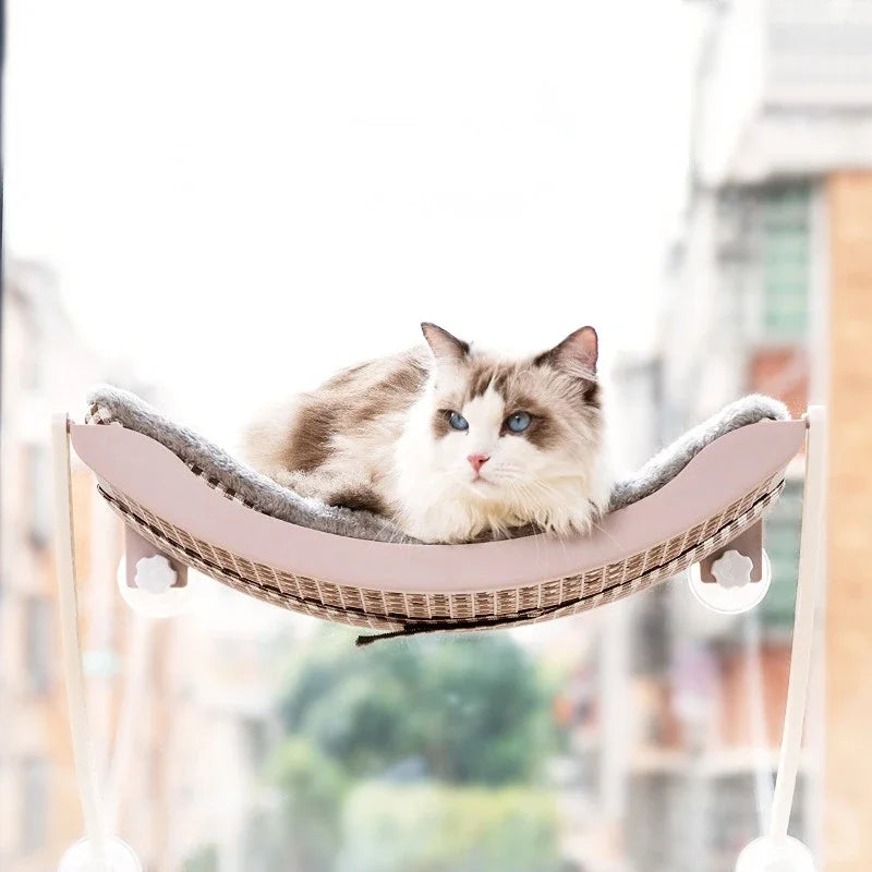 Cat Window Hammock Bed With Strong Wall Mount Brackets