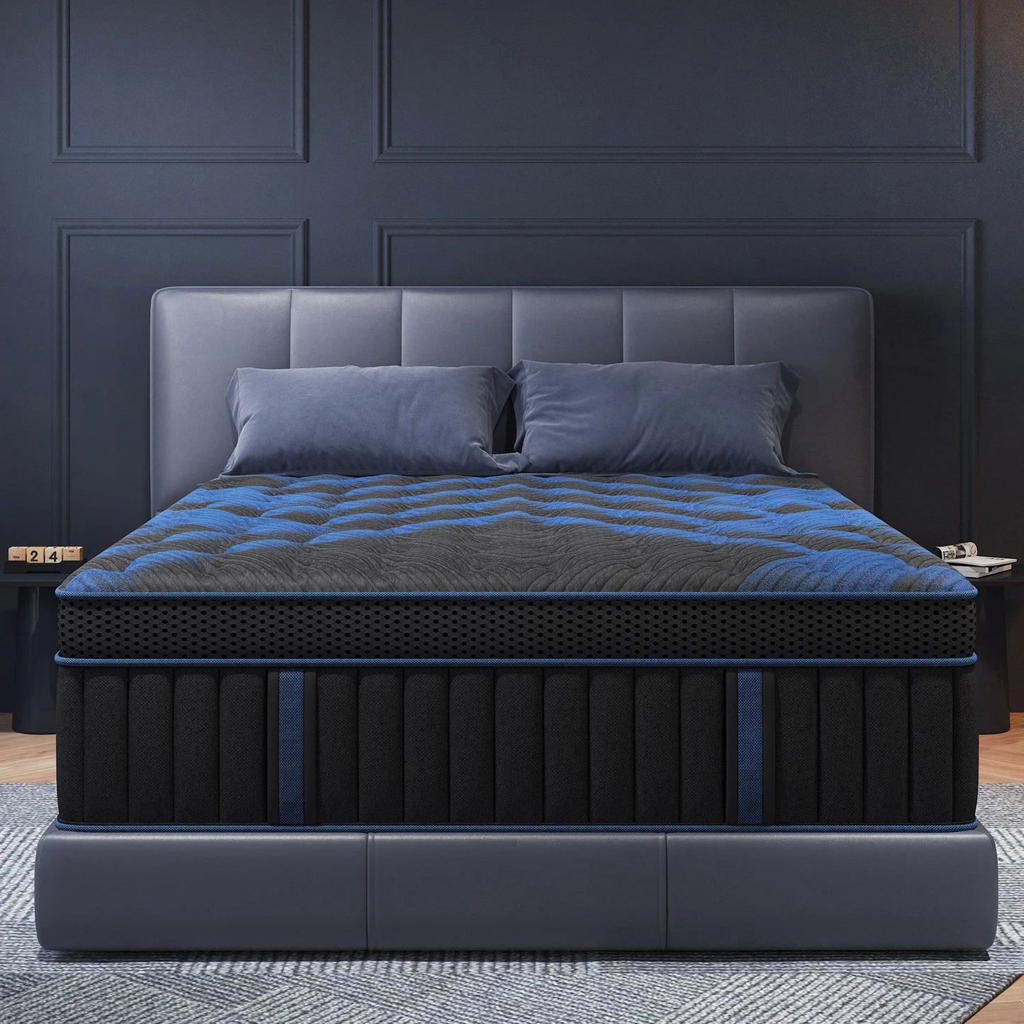 Sweetlove Hybrid Memory Foam Mattress In A Box Euro Top Medium Firm