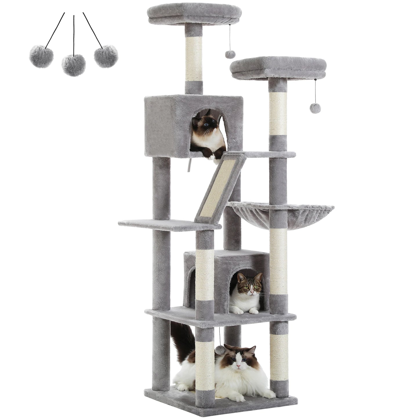 PAWZ Road Large Cat Tree Tower With Scratching Posts