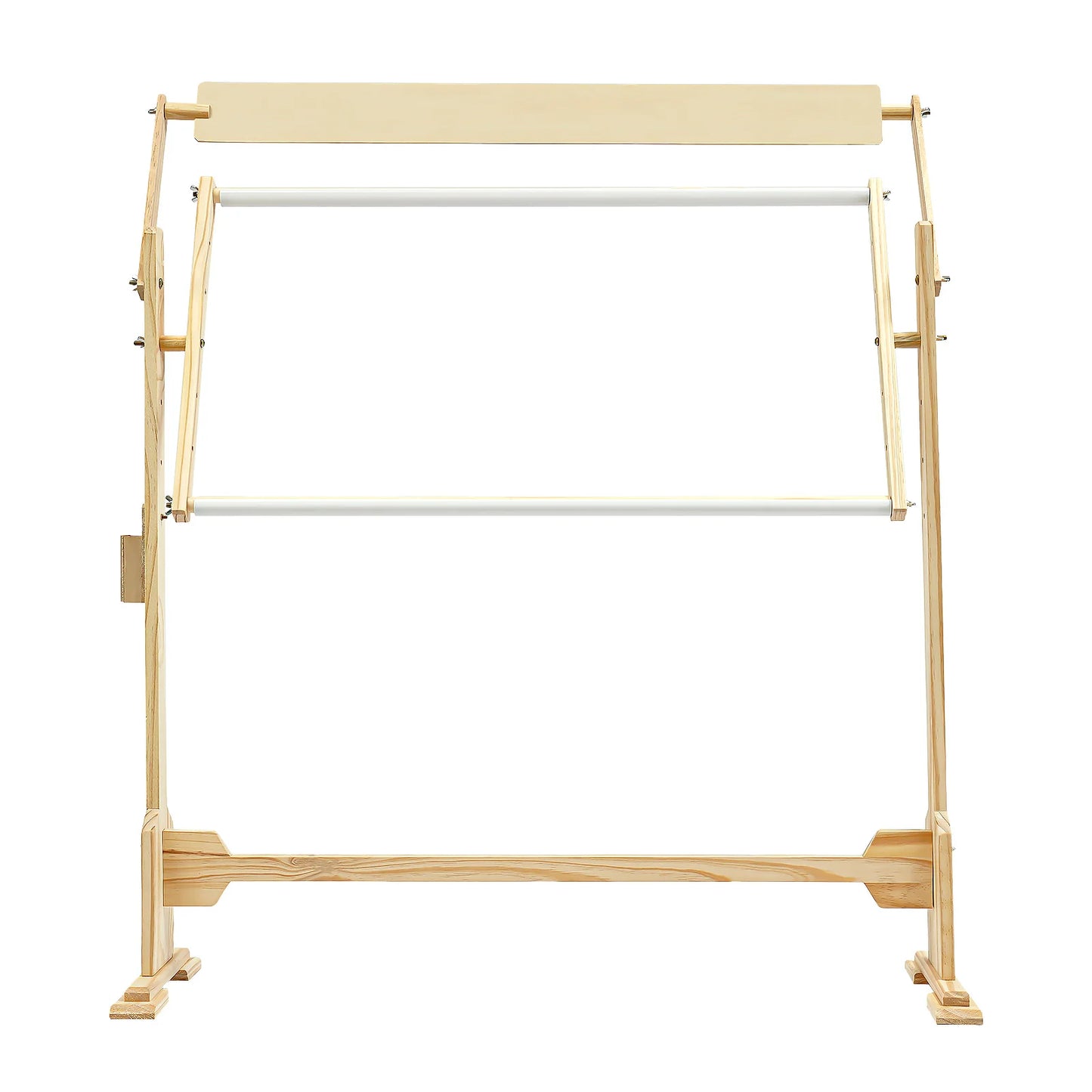 360° Adjustable Embroidery Stand Holder Frame Pine Wood Height 5 Gears Craft Cross Stitch Sewing Needlework Tool Floor Standing
