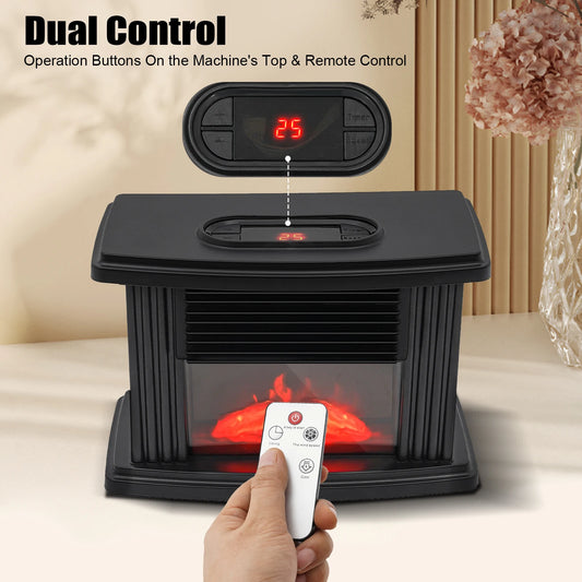 Sweetmile 1000W Electric Heater Fan For Small Rooms