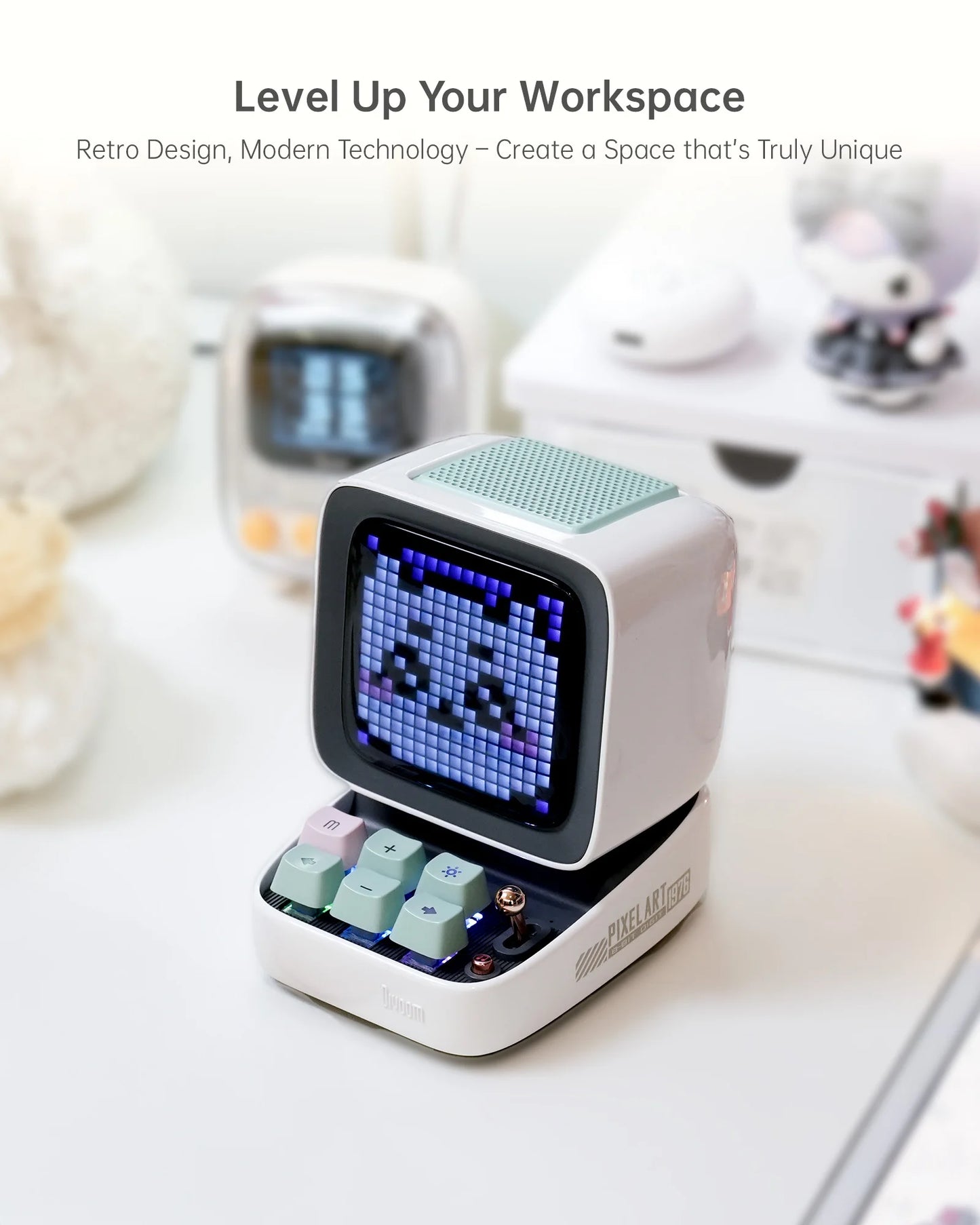 Divoom Ditoo Pro Portable Bluetooth Speaker With Pixel Led Clock
