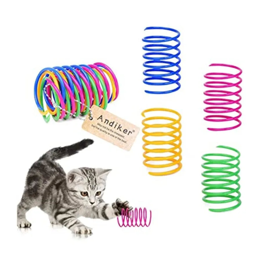 Interactive Cat Spiral Toy for Exercise and Play