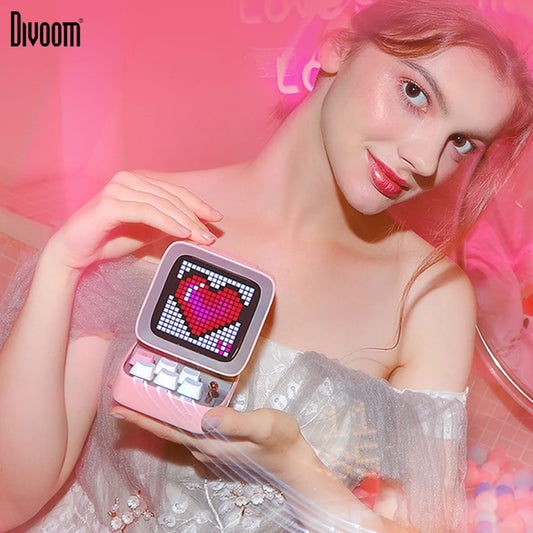 Divoom Ditoo Pro Portable Bluetooth Speaker With Pixel Led Clock