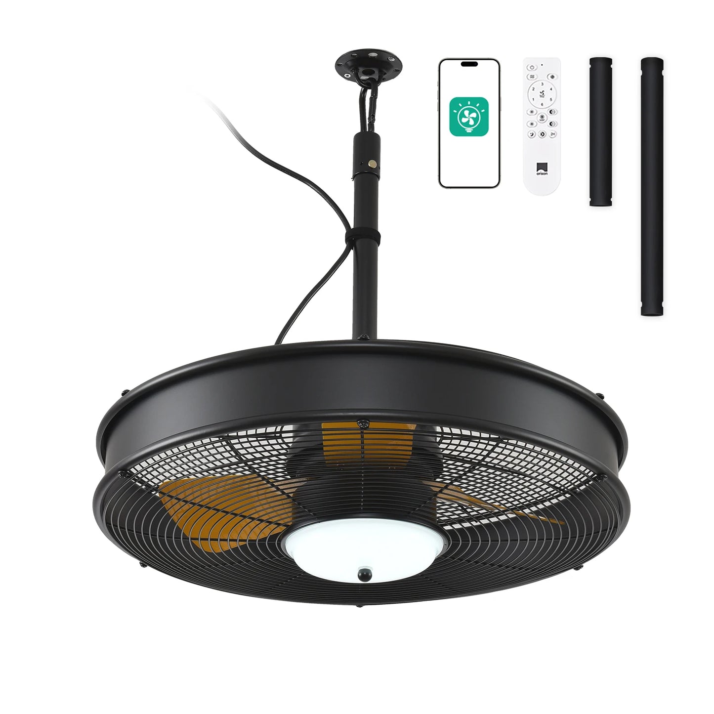 Orison Waterproof Outdoor Ceiling Fan With Remote And App Control