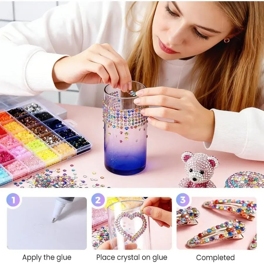 Bedazzler Kit With Rhinestones for Diamond Art and Nail Art