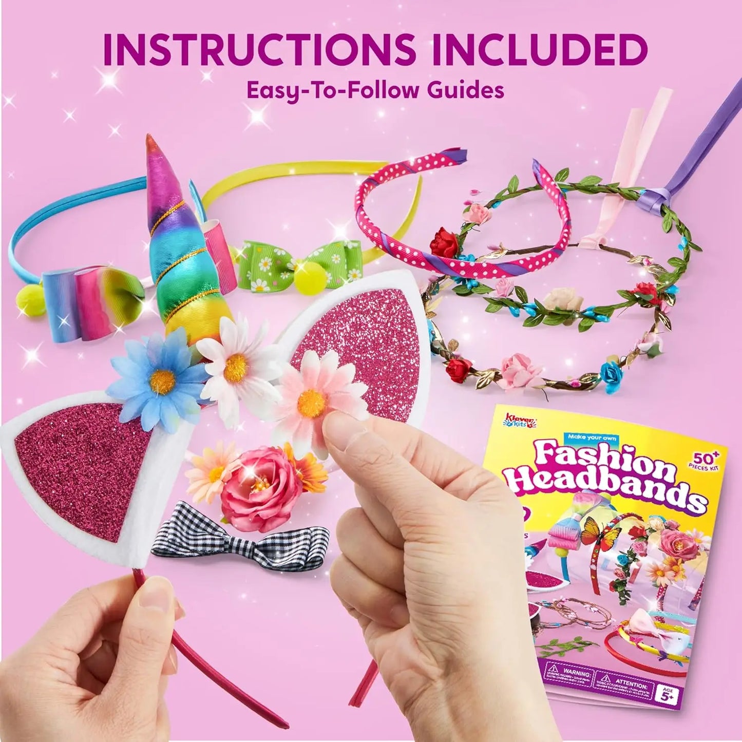 Joyfy DIY Headband Making Kit For Girls Creative Hair Crafts