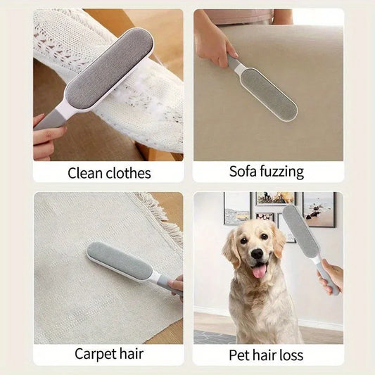 Double Sided Electrostatic Pet Hair Remover Lint Brush