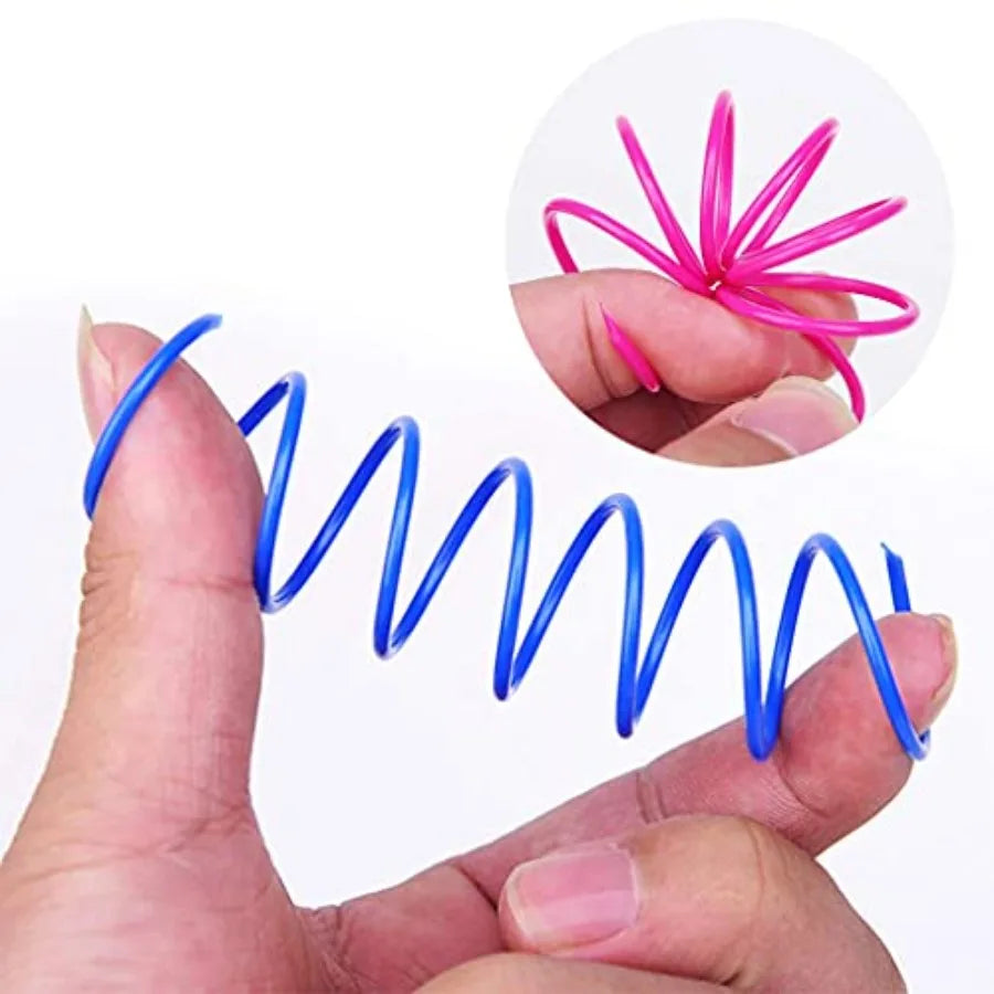 Interactive Cat Spiral Toy for Exercise and Play