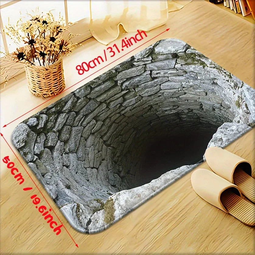 Polyester Floor Mat For Bathroom Door Non Slip Absorbent