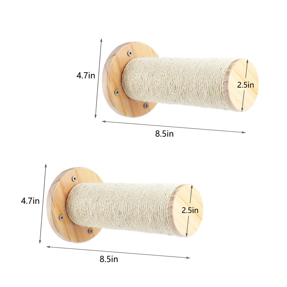 PETRAVEL CN Cat Climbing Wall Shelf Four Step Stairway