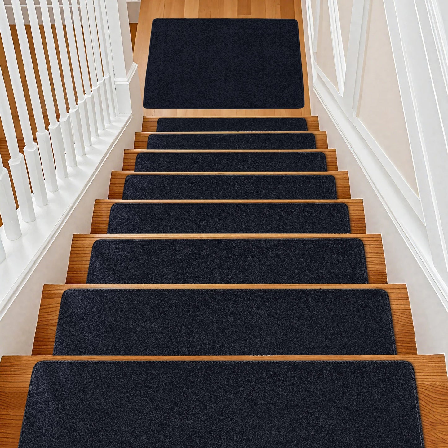 Non Slip Carpet Stair Treads Indoor Protection Washable And Reusable