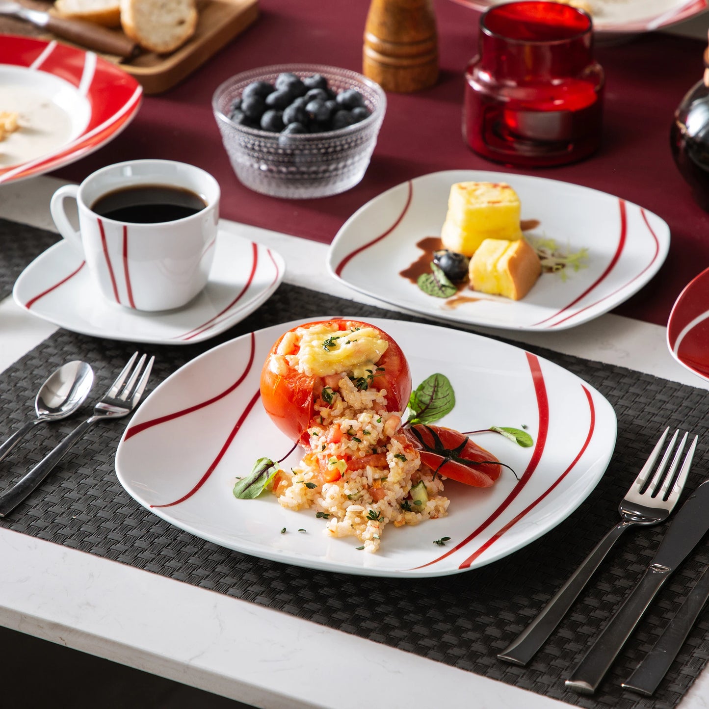 Malacasa Felisa 30 Piece Porcelain Dinnerware Collection